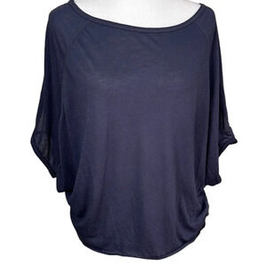 NORDSTROM ZELLA Split Back Off Shoulder Drape Crop Top - medium